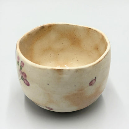 Hasami Ware Matcha Bowl Rabbit Design Red | Japanese Ceramic Tea Cup Handcrafted