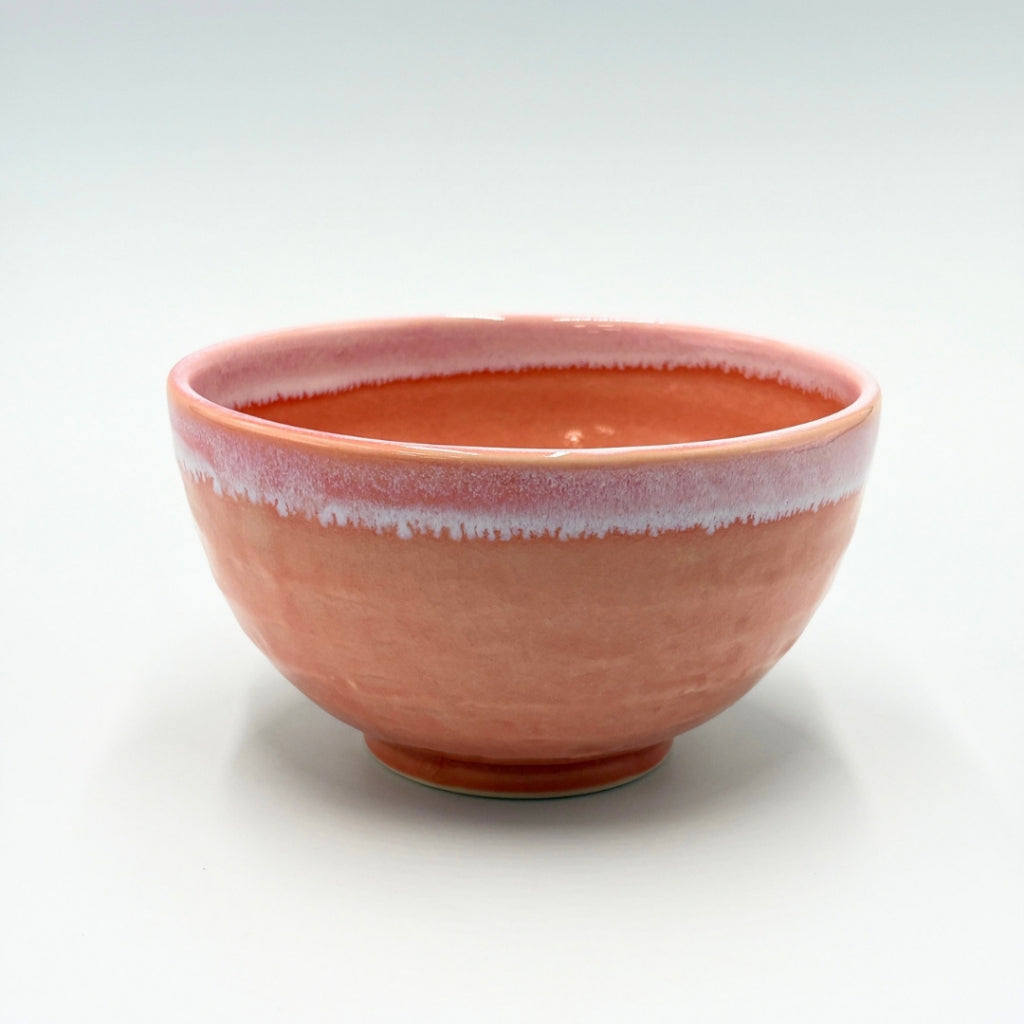 Japanese Matcha Bowl Pink Crackle Glaze Unofu Chawan Tsuchimoto Ceramic Tea Ceremony 2026 New