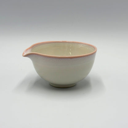 Harukaze Katakuchi Matcha Bowl Mino Ware Japanese Ceramic Tea Bowl Handcrafted in Japan