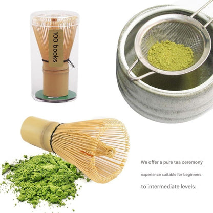 Chasen (whisk) - 100 prongs, tea ceremony tool, bamboo-made, chashaku (tea scoop), matcha powder whisk, tea ceremony tools for making matcha.
