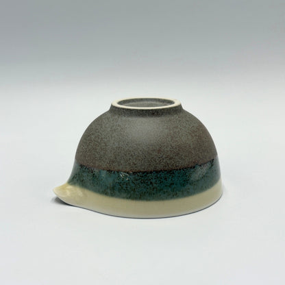 Moegi Japanese Matcha Bowl with Spout | Mino Ware Handcrafted Ceramic Tea Bowl | Made in Japan
