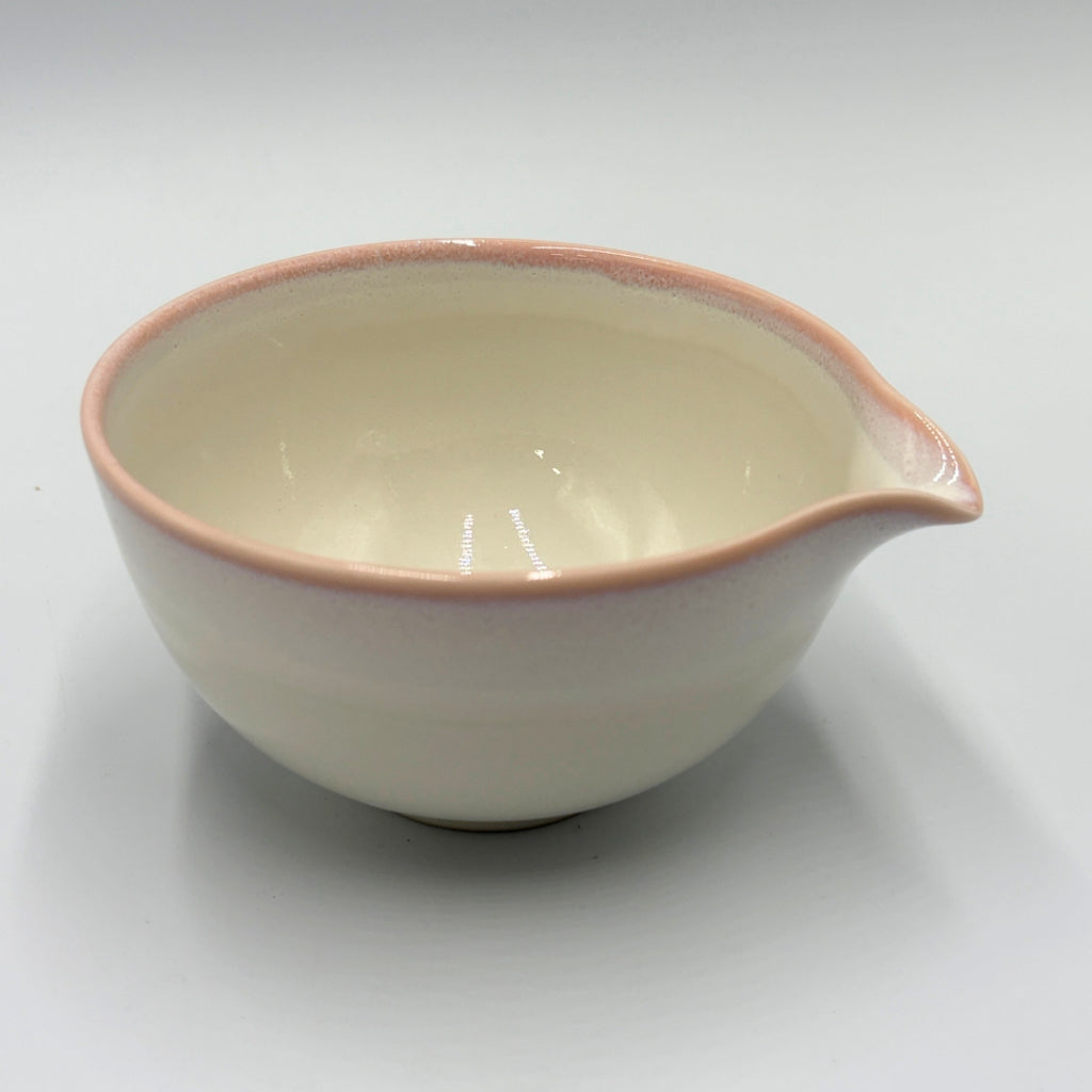 Harukaze Katakuchi Matcha Bowl Mino Ware Japanese Ceramic Tea Bowl Handcrafted in Japan