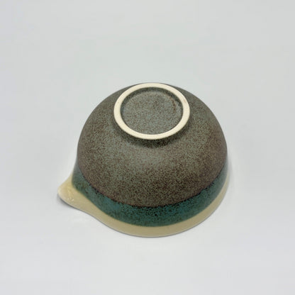 Moegi Japanese Matcha Bowl with Spout | Mino Ware Handcrafted Ceramic Tea Bowl | Made in Japan