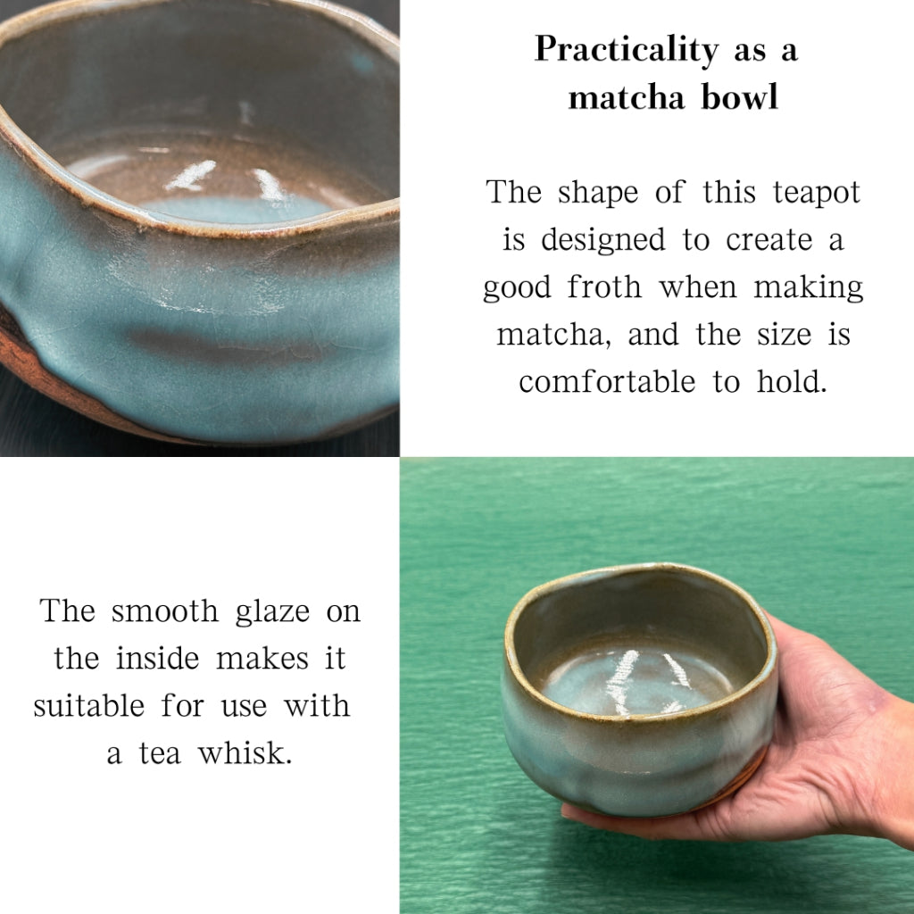 Mashiko-Style Matcha Bowl – Rustic Japanese Tea Bowl, Mino Ware Ceramic, Handmade in Japan