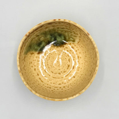 Kiyomizu-yaki Matcha Bowl Irabo Oribe Tenten Japanese Handcrafted Tea Ceremony Chawan