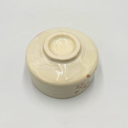Kasumi Sakura Matcha Bowl, Mino Ware, Japanese Ceramic Chawan, Handcrafted for Tea Ceremony, Made in Japan