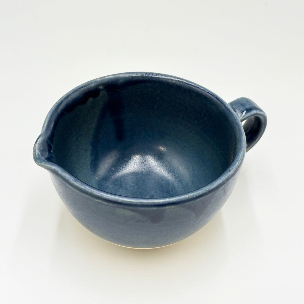 Tokoname Yaki Yuzamashi Tea Cooling Pitcher 280cc Japanese Ceramic Tea Server Green Glaze Handmade