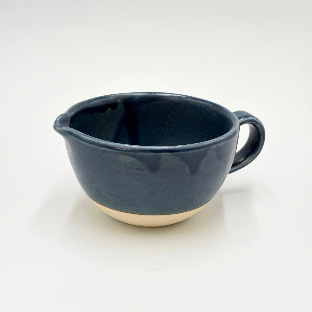 Tokoname Yaki Yuzamashi Tea Cooling Pitcher 280cc Japanese Ceramic Tea Server Green Glaze Handmade