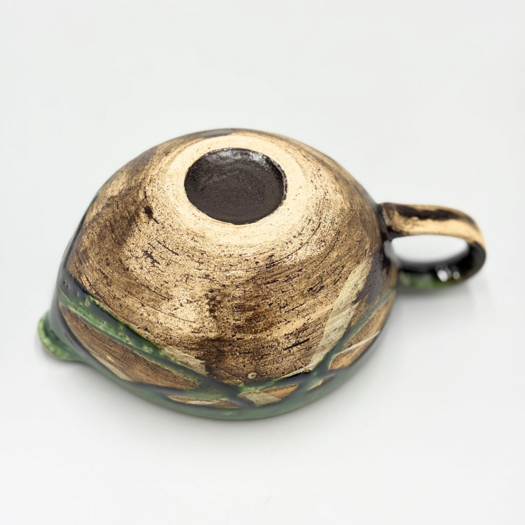 Japanese Mino Yaki Yuzamashi Tea Cooling Pitcher 240cc | Ceramic Tea Brewing Essential