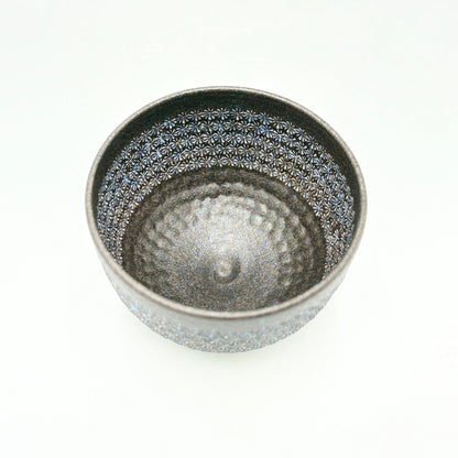Japanese Kiyomizu-yaki Matcha Bowl Nanban Mishima Handcrafted Ceramic Chawan Tea Ceremony