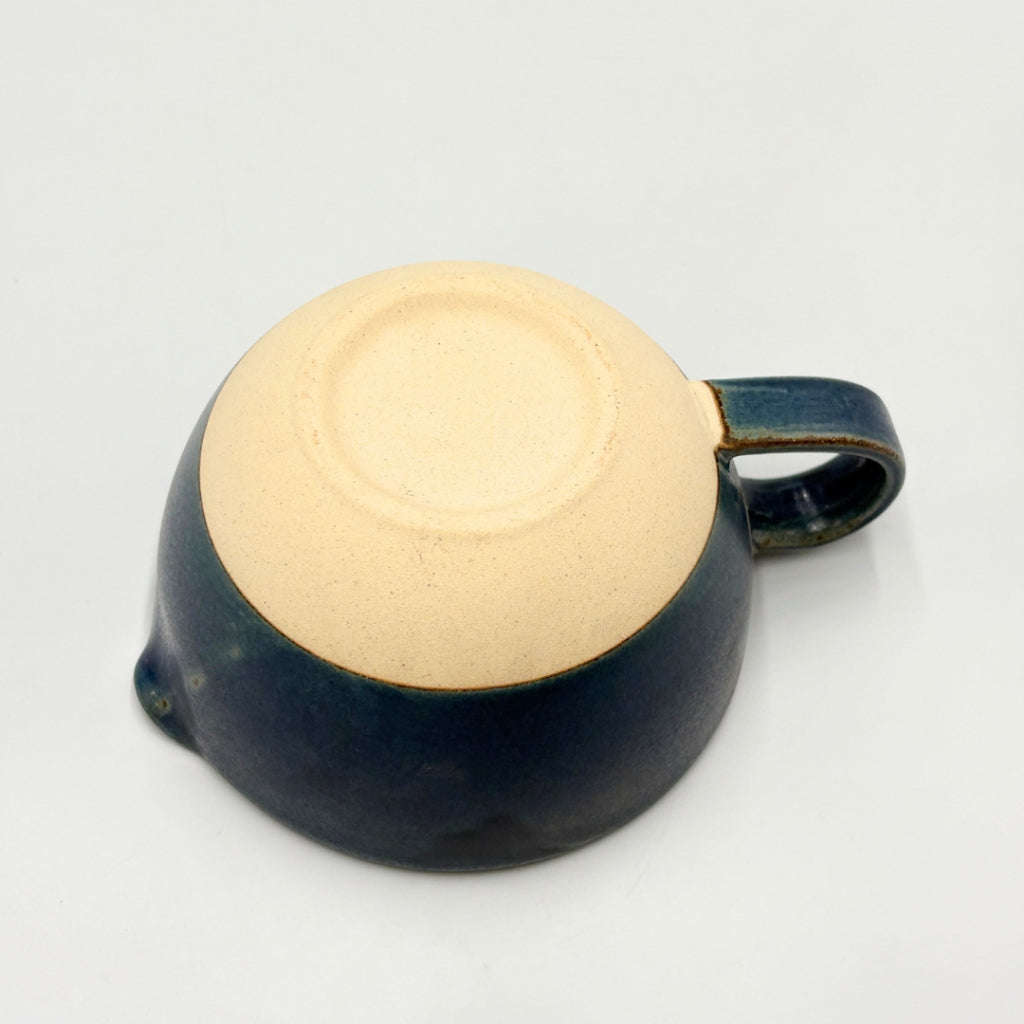 Tokoname Yaki Yuzamashi Tea Cooling Pitcher 280cc Japanese Ceramic Tea Server Green Glaze Handmade