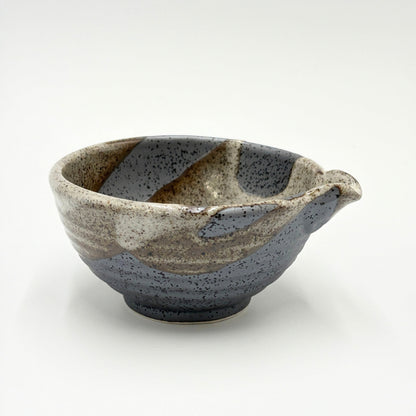 Japanese Karatsu Ceramic Pouring Bowl (Medium) Handcrafted Pottery Serving Dish Made in Japan