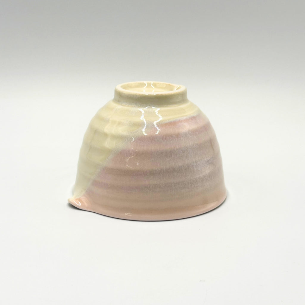 Kasumi Sakura Katakuchi Matcha Bowl Mino Ware Japanese Ceramic Tea Bowl Handcrafted in Japan
