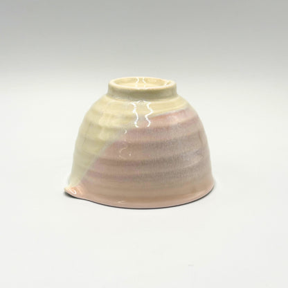 Kasumi Sakura Katakuchi Matcha Bowl Mino Ware Japanese Ceramic Tea Bowl Handcrafted in Japan