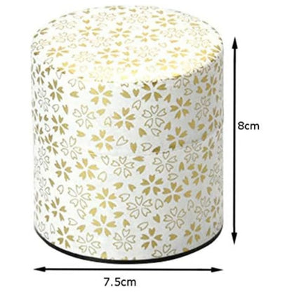 Yamako "Pokk-kan" Splendid Pattern Tea Canister S 9x 8x 9 cm