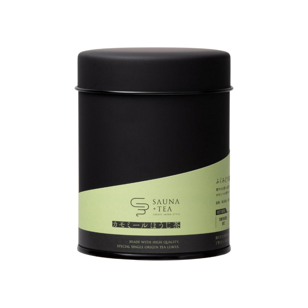 CHABAKKA TEA PARKS Sauna + Tea Hojicha Tea Leaves & Chamomile Hojicha 50g Loose Leaf [Tea Can]