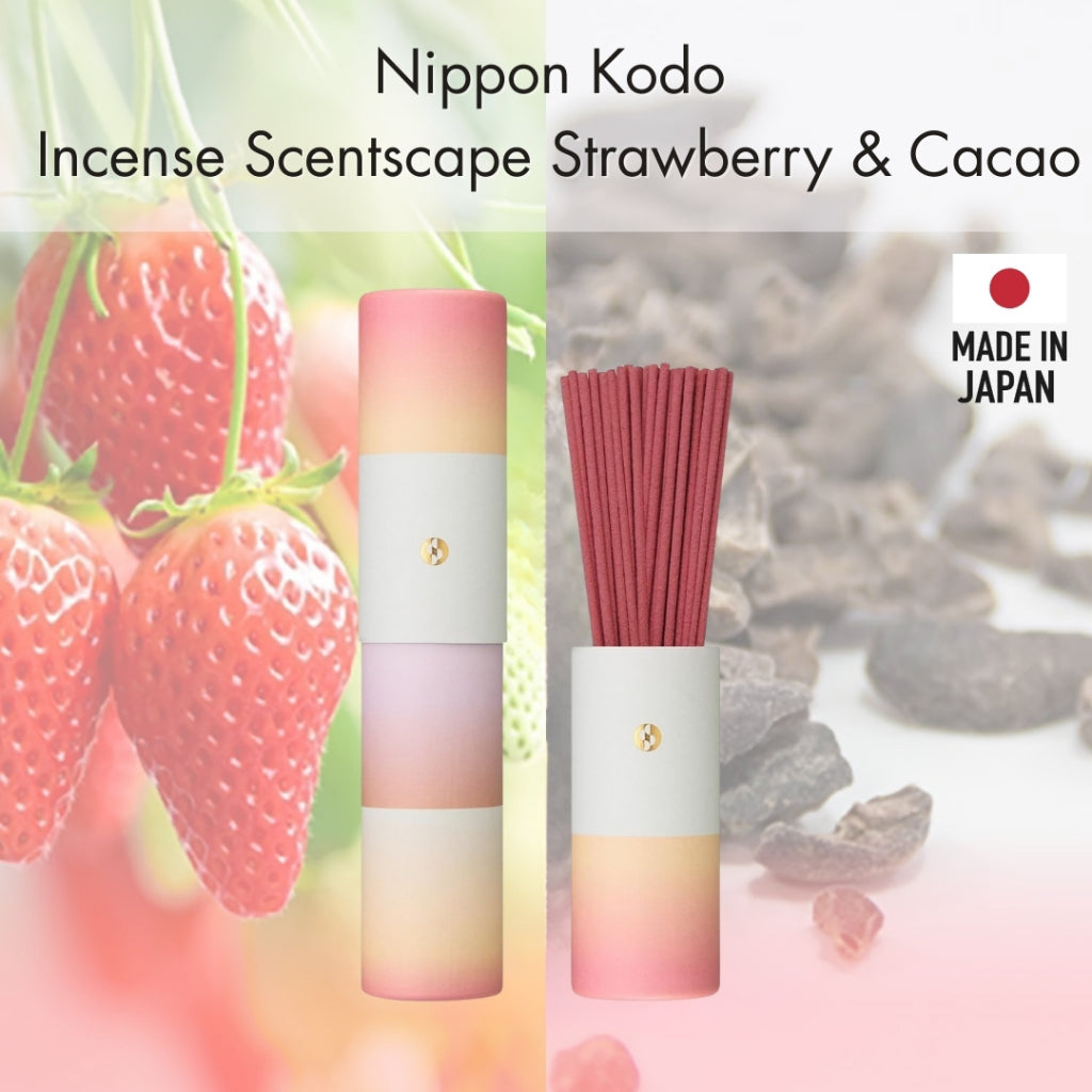 Nippon Kodo  Incense  Scentscape Strawberry & Cacao - 30 sticks pack