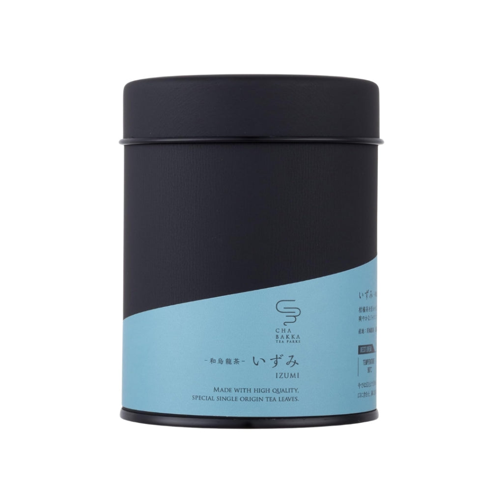 CHABAKKA TEA PARKS Izumi Oolong Tea 50g Leaf in Tin - Ibaraki Sarushima Premium Quality