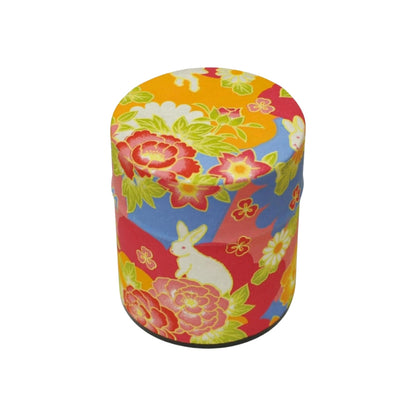 Yamako Tea Canister Pottan Flower Rabbit Mini Made in Japan 792610