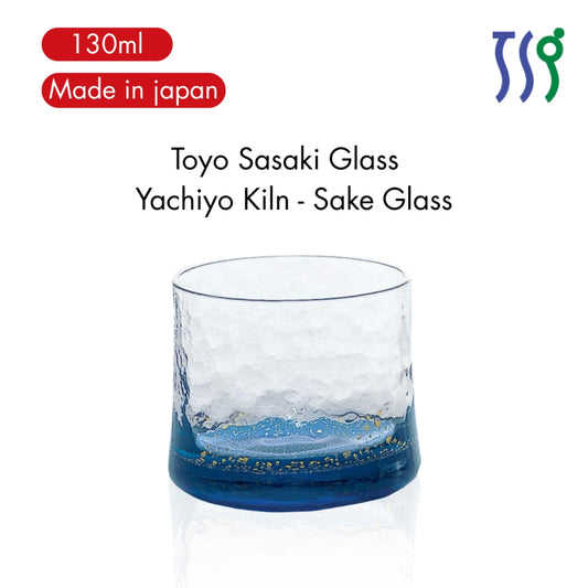Toyo Sasaki Glass  Yachiyo Kiln - Sake Glass for Chilled Sake, Cup 10790