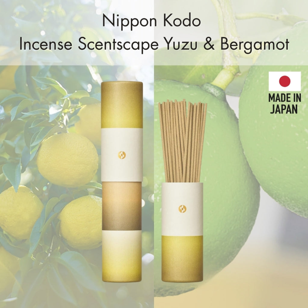 Nippon Kodo  Incense Scentscape Yuzu & Bergamot 30 sticks included 38213 Nippon Kodo Made in Japan