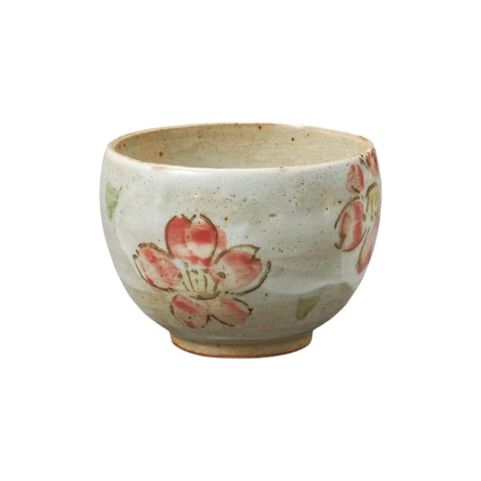 【made in japan】
Ale-net Sakura Tea Bowl, 10x7.3cm, Matcha Bowl, Café Bowl, Mino Ware, Japanese Made. Perfect for enjoying tea ceremonies or casual drinks, adding elegance to your tableware collection.