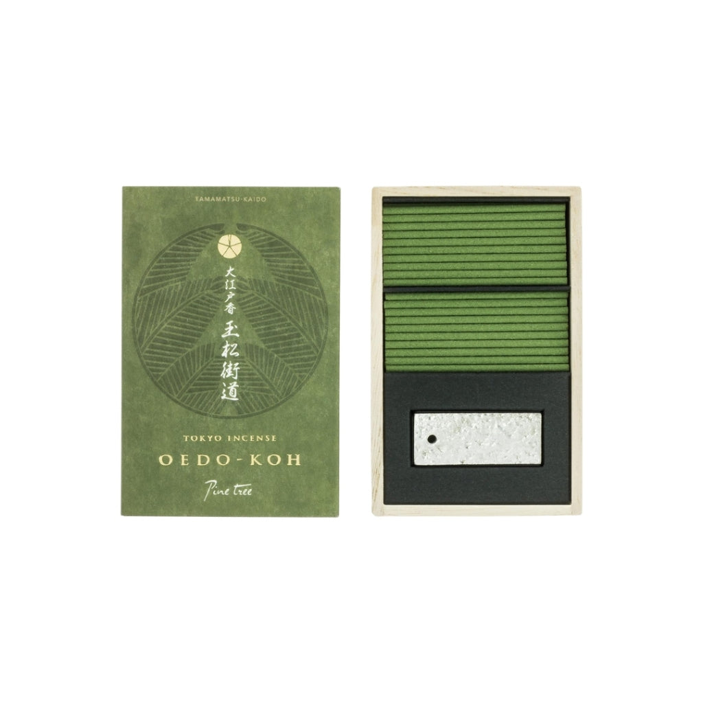 Nippon Kodo Oedo-Koh Tamamatsu Kaido Incense Sticks (60 sticks) with Incense Stand