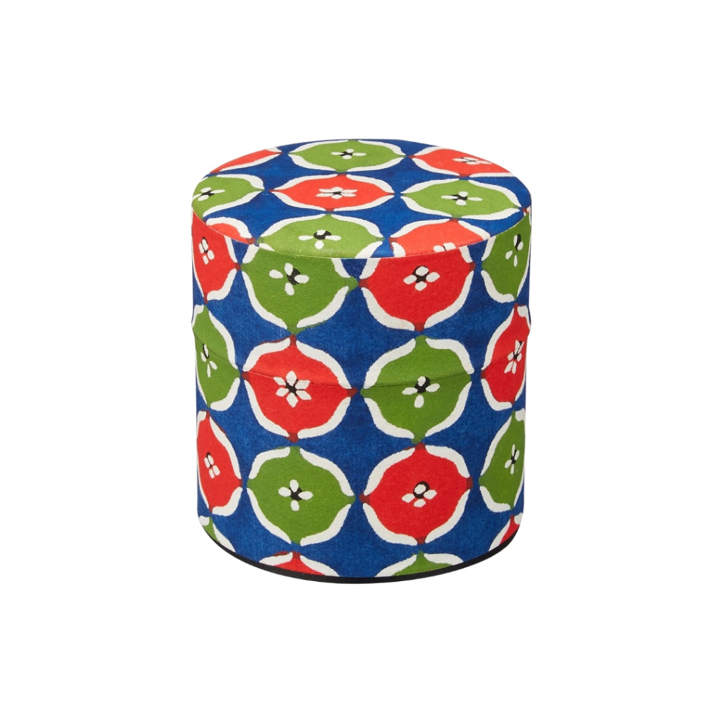 Yamako Tea Canister Haikarasan S Flower Pattern 87586