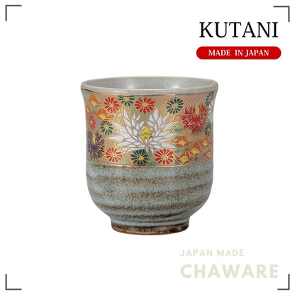 Kutani Ware Mug – Gold Camellia Design | Made in Japan