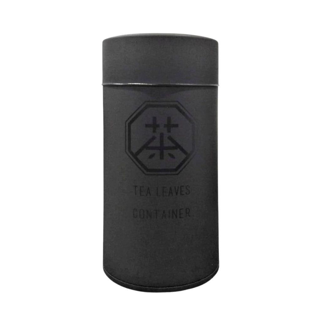 Nankai Tsusho Roksan Tea Canister BK Size: Approx. φ7.5 H15.5 0708-002