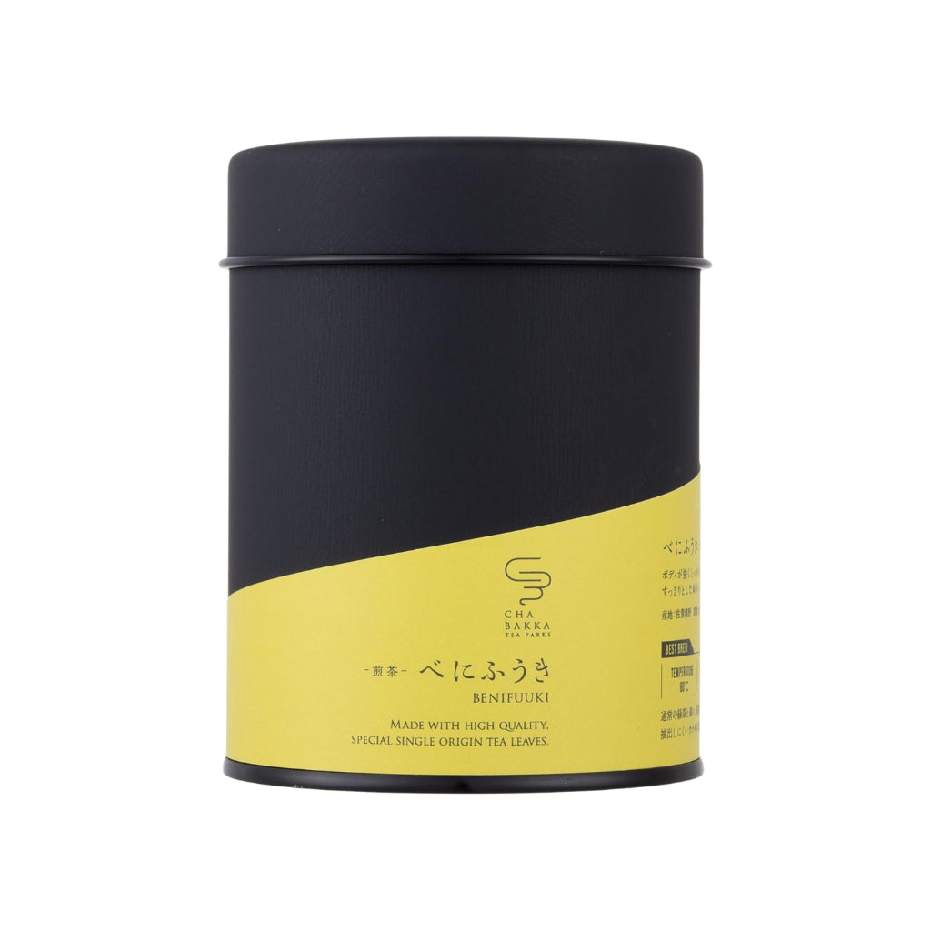CHABAKKA TEA PARKS Powdered Sencha Benifuki 50g - Ushino Powdered Green Tea in Can