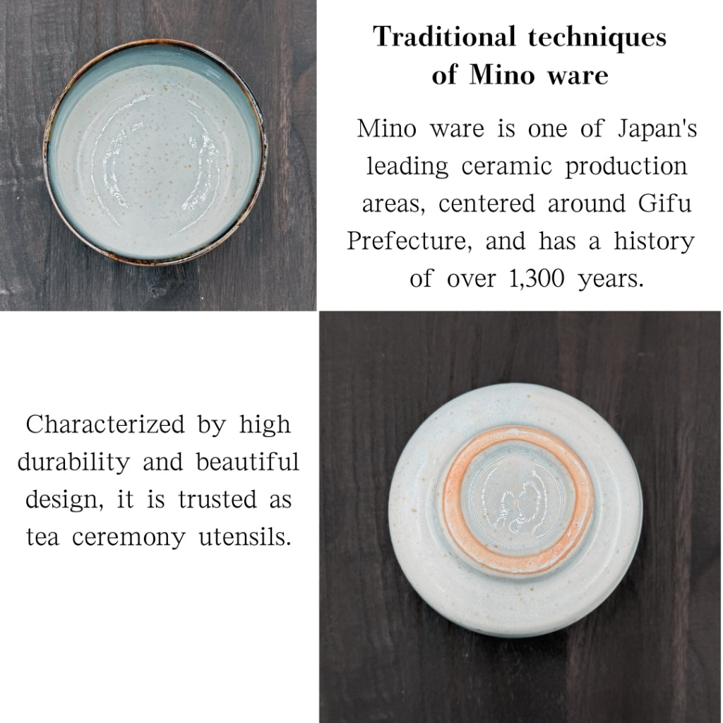 Matcha Bowl Touhou Kon Kiln-Changed Glaze – Japanese Chawan Tea Cup Minoyaki Made in Japan