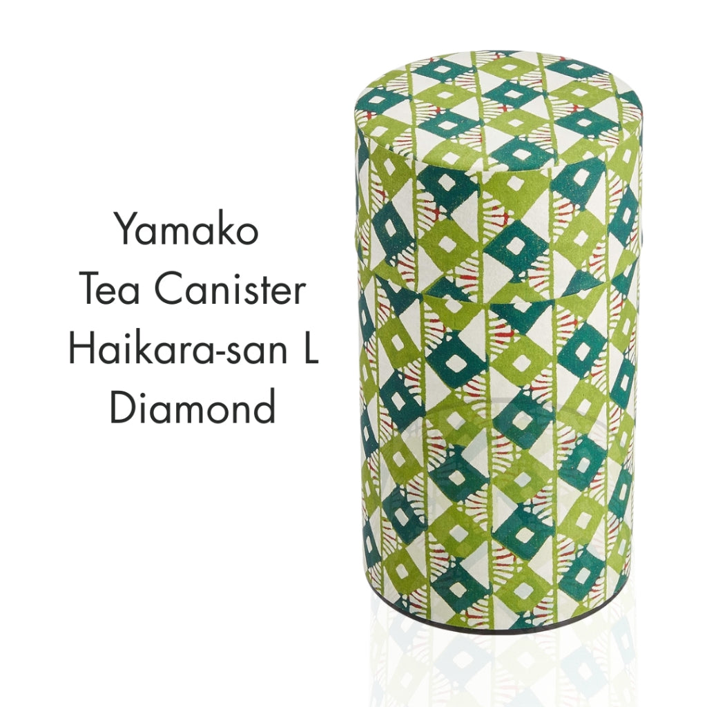 Yamako Tea Canister Haikara-san L Diamond 87594