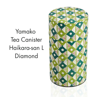 Yamako Tea Canister Haikara-san L Diamond 87594