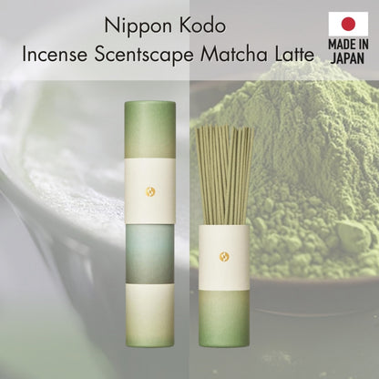 Incense Scentscape Matcha Latte 30 sticks 38226 Nippon Kodo Made in Japan