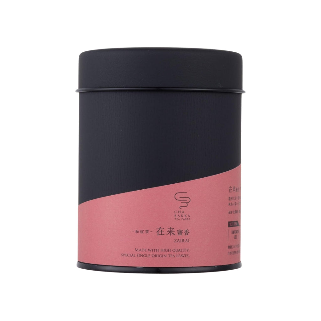 CHABAKKA TEA PARKS Japanese Black Tea Traditional Honey Aroma Ushino 50g Leaf Tea Can