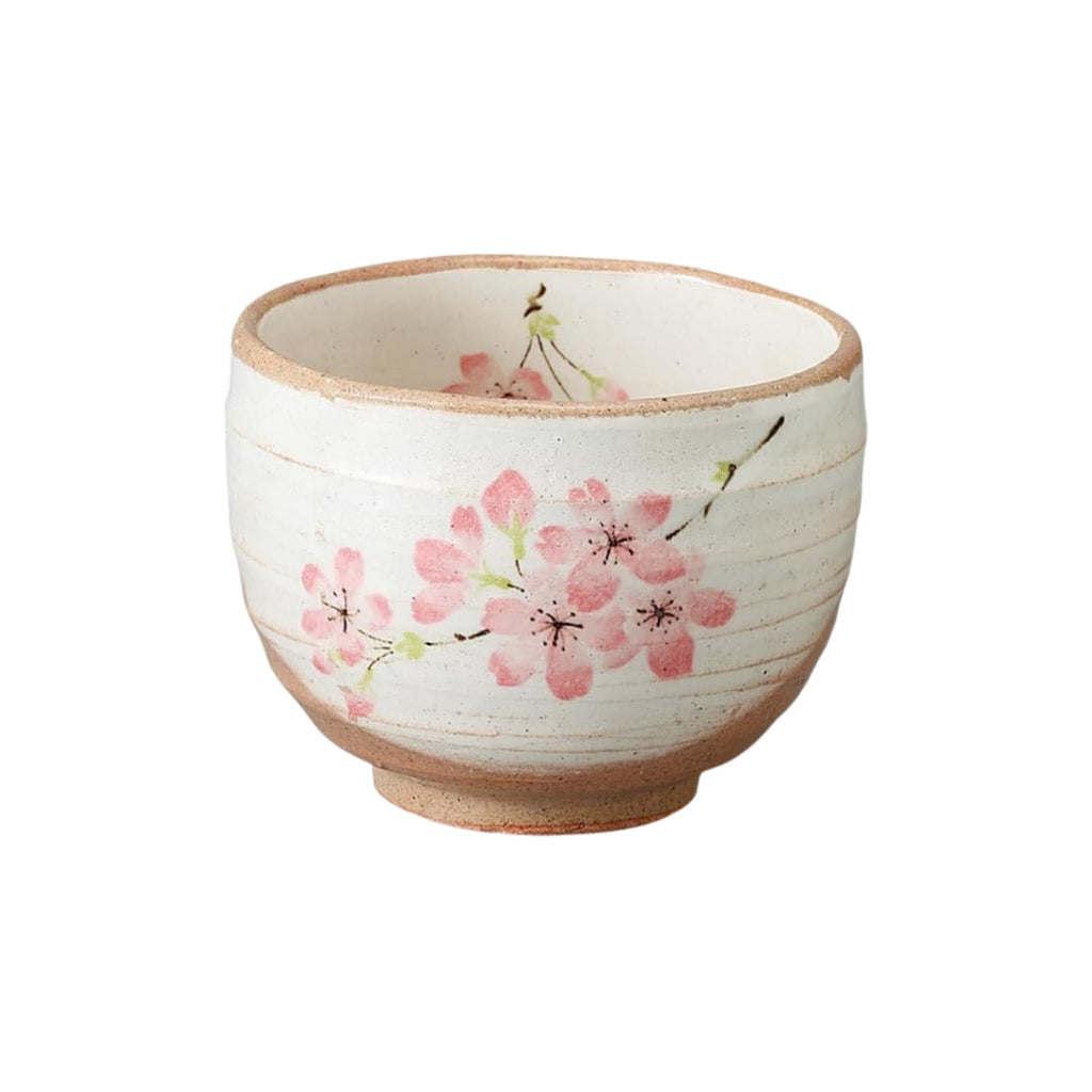 【made in japan】
Ale-net Ippuku Bowl Tea Cup 9.8x7.8cm 330cc Shiroyama Sakura Pink Matcha Bowl Cafe Bowl Mino Ware Made in Japan