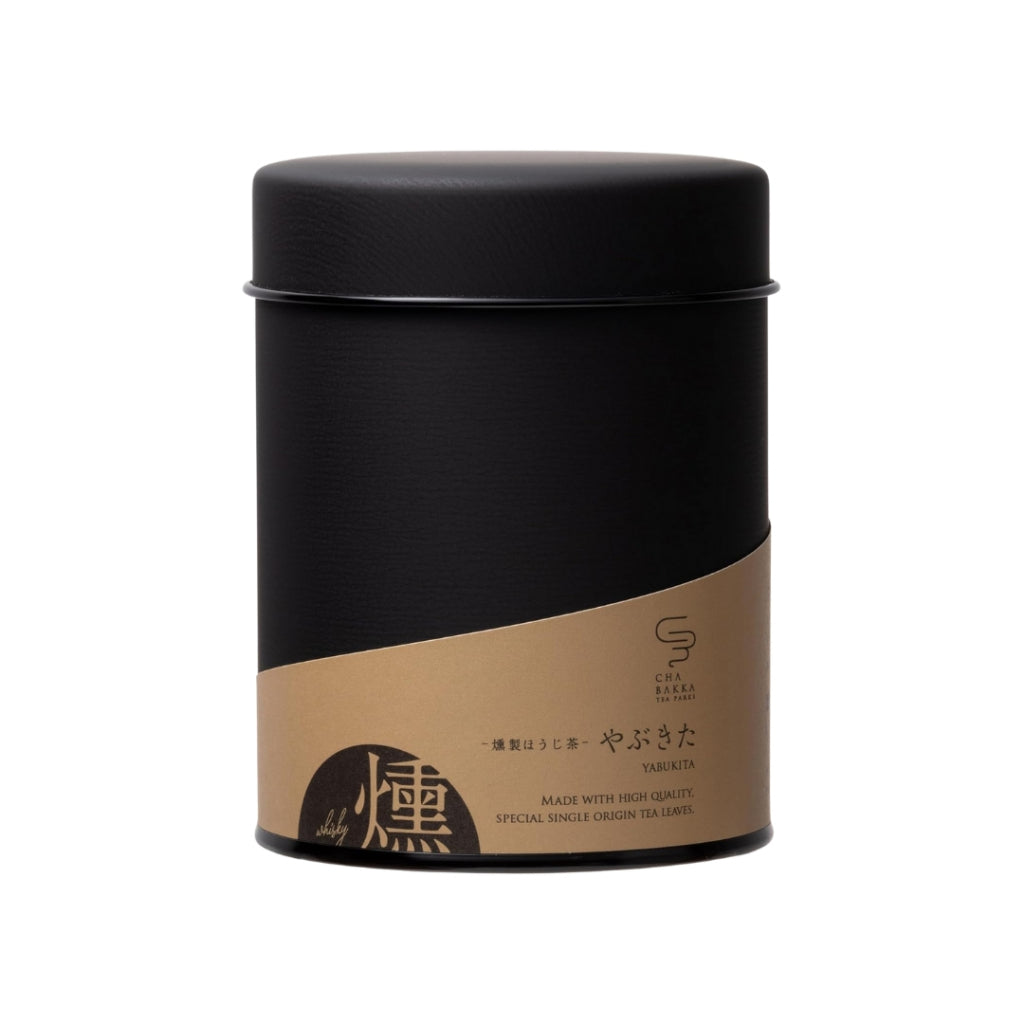 CHABAKKA TEA PARKS Yabukita Smoked Hojicha Green Tea 50g Leaf [Tea Can] - Shizuoka Quality