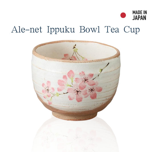 【made in japan】
Ale-net Ippuku Bowl Tea Cup 9.8x7.8cm 330cc Shiroyama Sakura Pink Matcha Bowl Cafe Bowl Mino Ware Made i