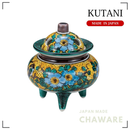Kutani Ware Mini Incense Burner 3in – Yoshidaya Design | Made in Japan