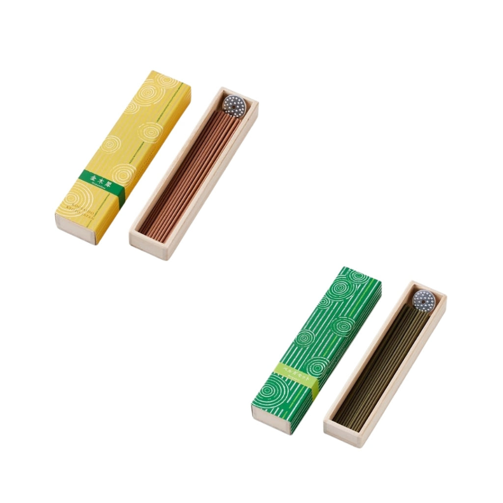 Kyoto Incense Aroma Set - Healing Fragrance Gift from Japan (Various Scents)