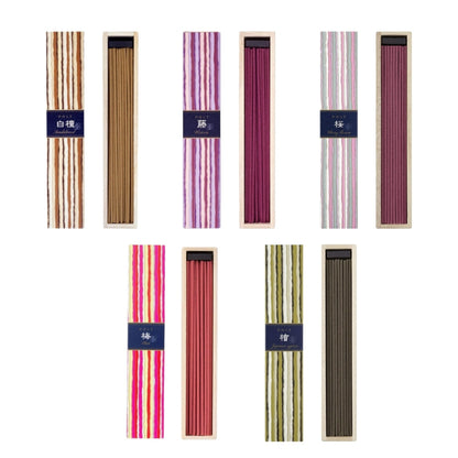 Nippon Kodo Kayuragi Scented Stick Collection with Holder - 40 Sticks per Variety