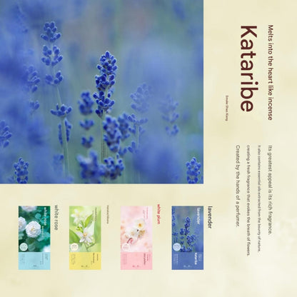 Kataribe White Rose Large Capacity Approximately 200g Incense by Nippon Kodo, Low Smoke