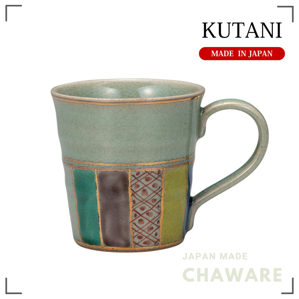 Kutani Ware Mug – Hand-Painted Paper Balloon Design | Made in Japan