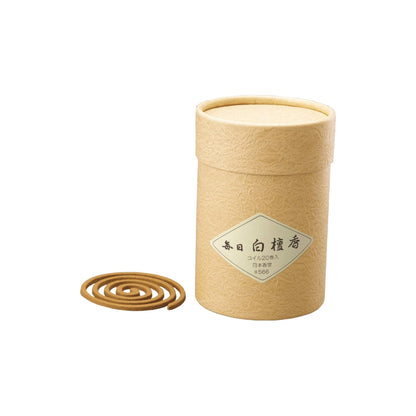 Nippon Kodo Daily Sandalwood Incense, Coil - 20 Rolls