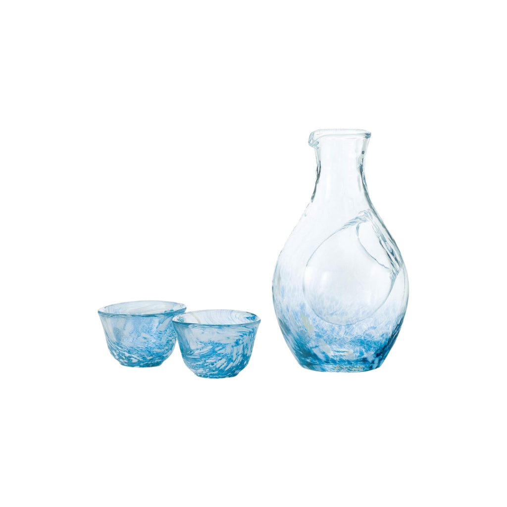 Toyo-Sasaki Glass Chilled Sake Set G604-M70