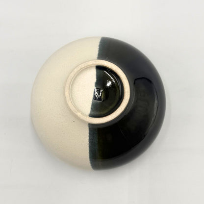 Japanese Oribe Matcha Bowl Strada Handcrafted Ceramic Tea Cup 11cm Made in Japan