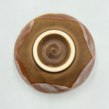 Shiroyama Sakura Mini Matcha Bowl Mino Ware Japanese Ceramic Tea Cup Handcrafted in Japan