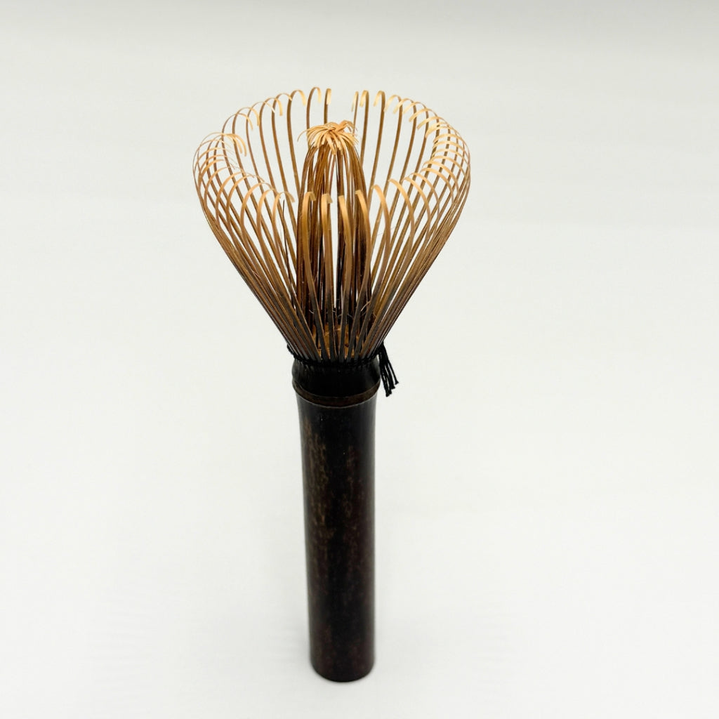 Chikumeido Sabun Black Bamboo Long Handle Chasen Matcha Whisk Muddle Made in Japan