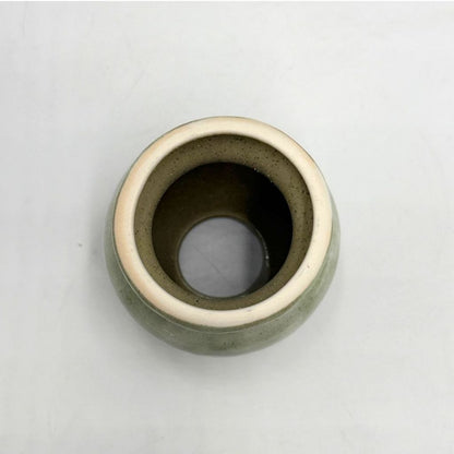 Mino Ware Green Shino Tataki Chasen Reshaper Stand Japanese Matcha Tea Ceremony Whisk Holder Japan